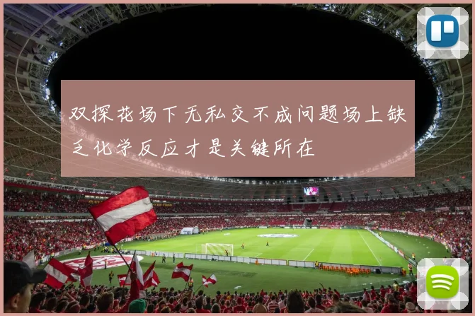 双探花场下无私交不成问题场上缺乏化学反应才是关键所在